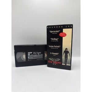 The Crow VHS Brandon Lee Miramax Home Entertainment 1994 Movie 3034 NTSC Tape